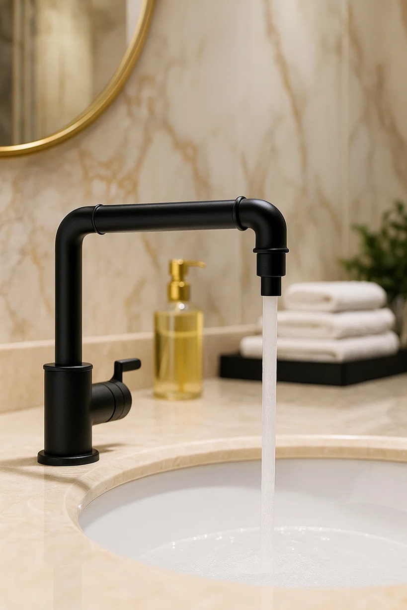 Automatic Sensor Faucets Gold Finish